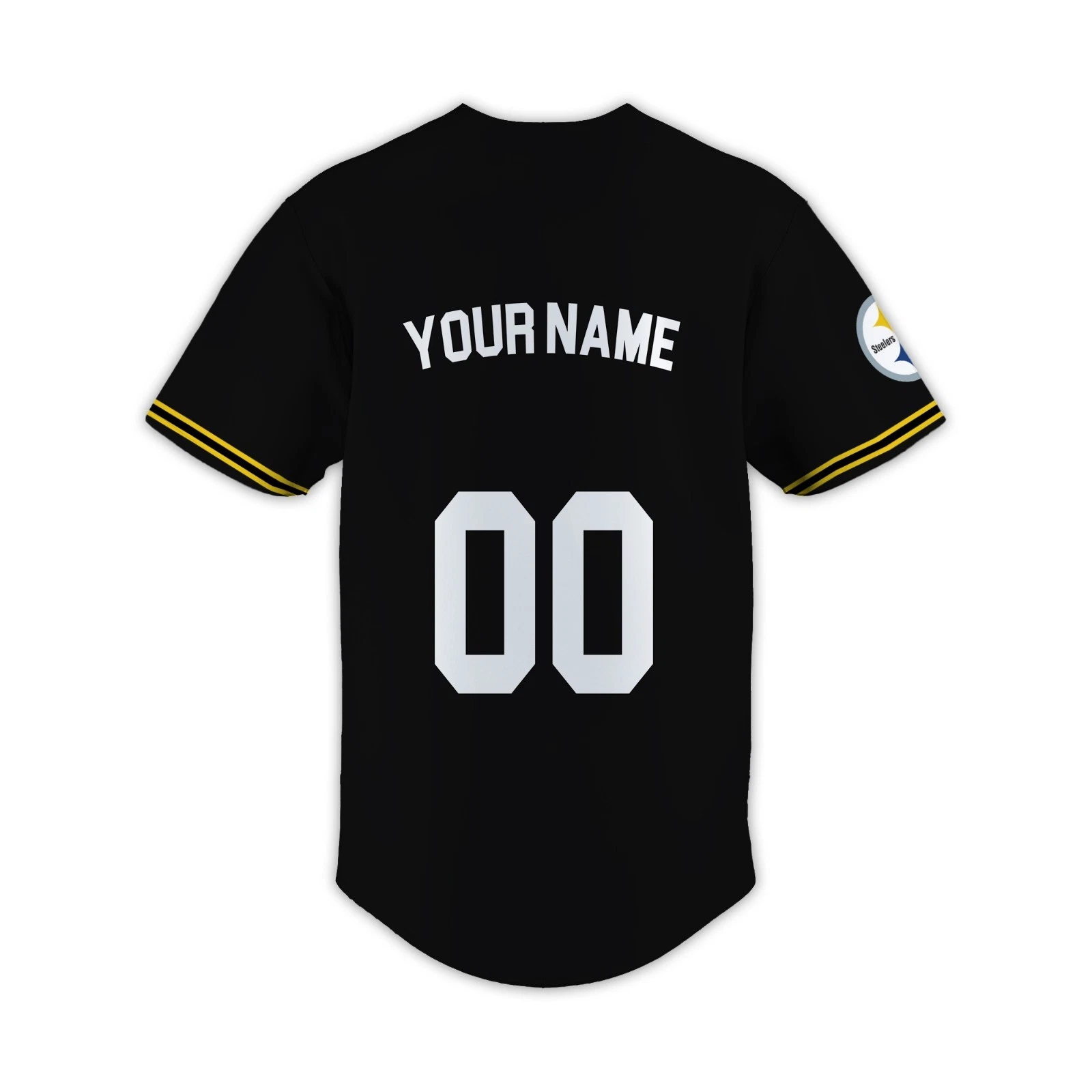 Custom Personalized, Steelerss Team Pittsburgh Baseball Jersey