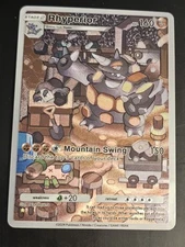Rhyperior 169/155 Pokemon TCG Pocket Space-Time Smackdown Textured Fanart Card