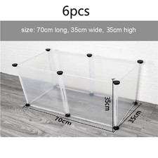 DIY Small Pet Playpen Foldable Dog Cage Yard Fence Rabbit Guinea Pig Kitten