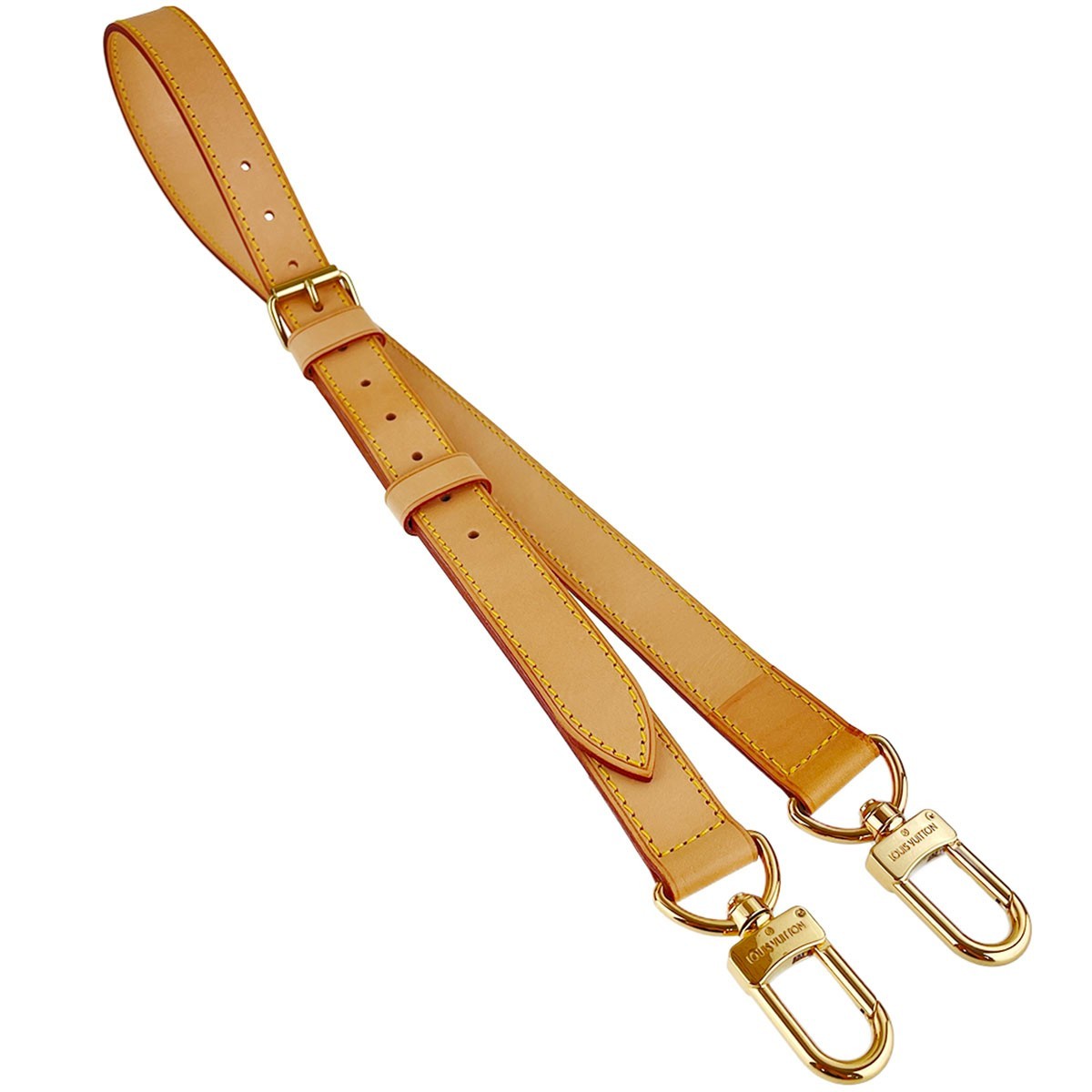 Louis Vuitton Leather Beige Keepall Bandouliere Shoulder Strap
