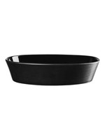 ASA Auflaufform Kitchen'art Oval Schwarz 25X18Cm