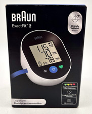 Braun Exact Fit 2 Upper Arm Blood Pressure Monitor Digital Display Open Box