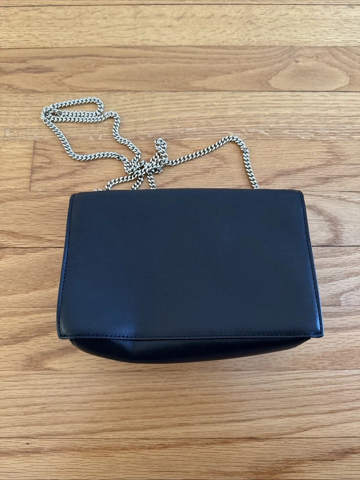 Gianni Versace La Medusa Crossbody Shoulder Bag Black Leather - Image 3 of 4