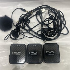 Wireless Lavalier Microphones SYNCO G1(A2) 2.4G Lapel Mic for Camera Smartphone 