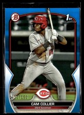 2023 Bowman #BP-125 Cam Collier Prospects Blue #/150