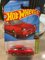 2022 Hot Wheels #17 Hw Hatchbacks 1/5 Toyota AE86 Sprinter Trueno Rot