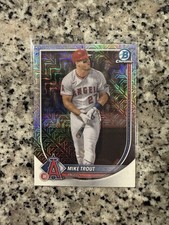 Mike Trout 2025 Bowman Chrome Mojo