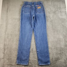 VTG Wrangler Jeans Size 11/12 Cowboy Cut High Rise Western Classic Fit USA Made