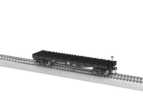 Coche plano Lionel 2454410 HO Belén Acero RTR 40' Cubierta de acero Molino de acero #4410 | Condition: New