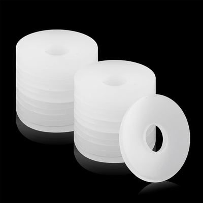 #ad #ad 100PCS Clear Vinyl Washers 3 4 Inch Flat Gasket 2mm Spacer Shower Door Handle P. $14.23