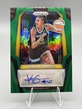 2025 Panini Prizm WNBA Kamilla Cardoso #SG-KC Green Auto  Chicago Sky