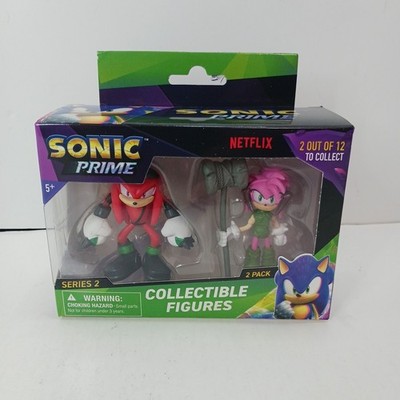 Sonic Prime Series 2 Knuckles & Amy 2.5'' Figure 2-Pack SEGA Netflix NIB
