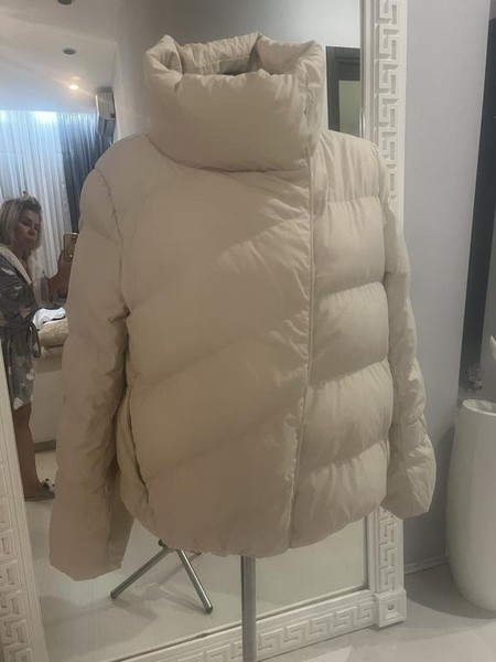 Women Candice Cooper Puffer Jacket Beige 36 / S /