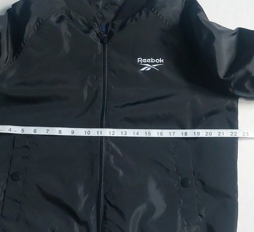 Chaqueta bomber Reebok negra para mujer talla M - Imagen 6 de 10