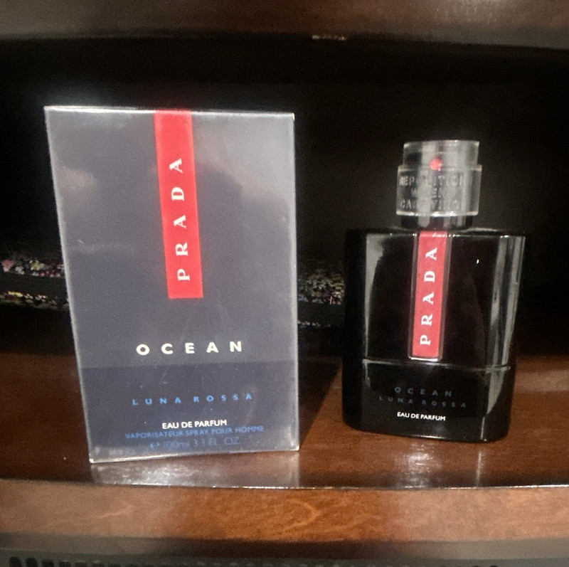 PRADA Luna Rossa Ocean Eau de Parfum Spray, 3.3 fl oz Regular Size