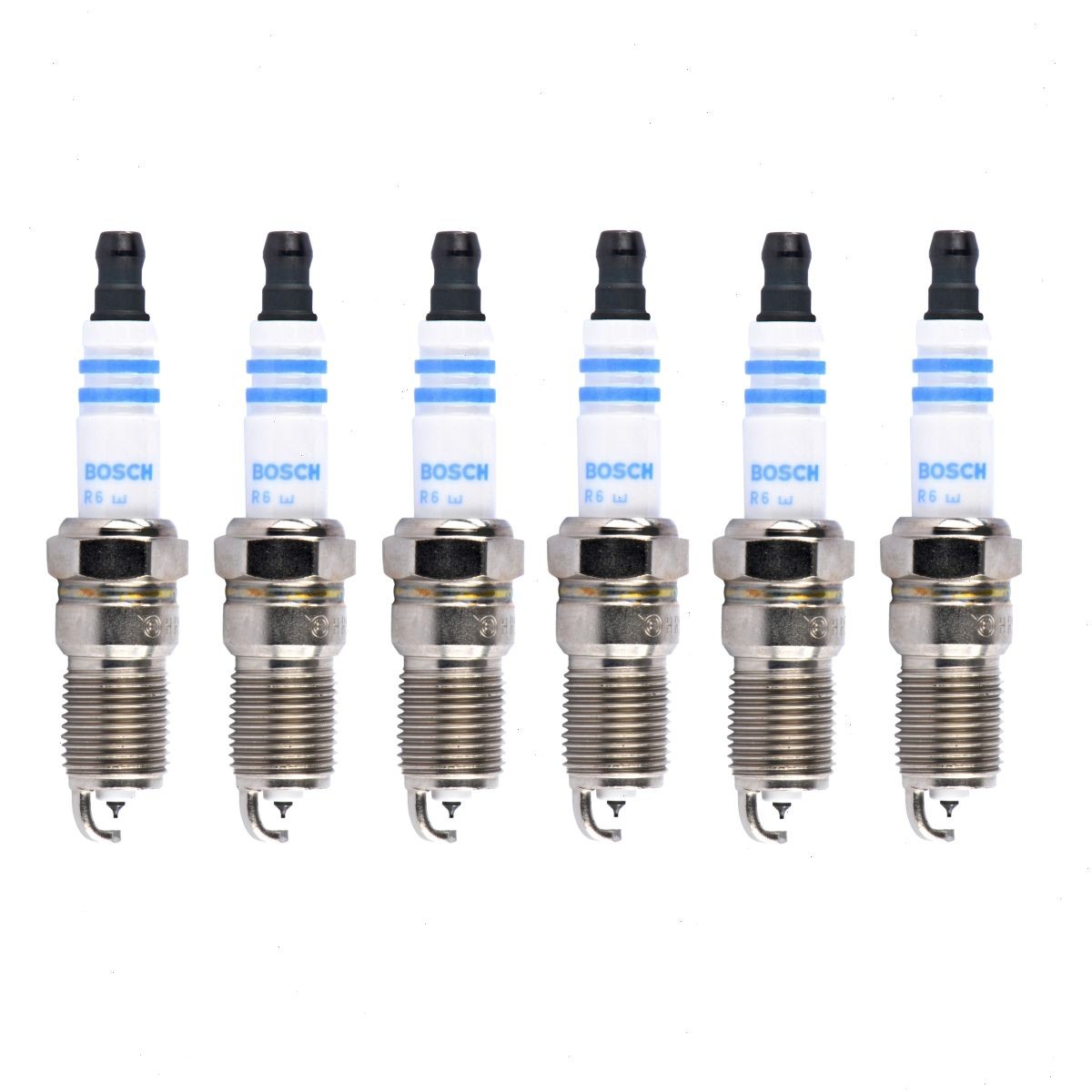6 pc Bosch Double Iridium Spark Plugs for 2002-2005 Chevrolet Venture 3.4L mg