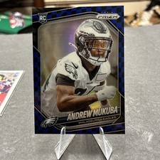 2025 Panini Prizm Andrew Mukuba Blue SSP Rookie RC