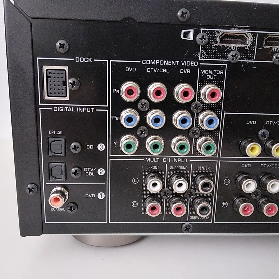 Yamaha RX-V363 5.1 Channel Stereo Receiver-240 Watt-No Remote-Tested/Works - Image 4 of 4