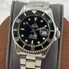 Elgin Treasure 350m Quartz Diver's Watch Submariner Model Fk-272