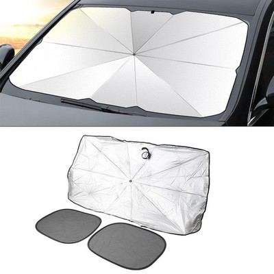 Car Windshield Sun Shade Foldable Umbrella Front Window Cover Visor Umbrella