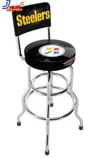 Pittsburgh Steelers Blitz High Back Adjustable Swivel Stool Bar Pub Chair
