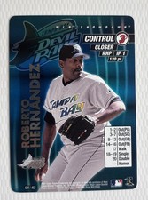 MLB Showdown 2001 Roberto Hernandez RARE Tampa Bay Devil Rays Foil Card #424
