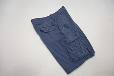 American Eagle Blue Cargo Shorts Classic Fit Khaki Chino 10" INS Mens Sz 32