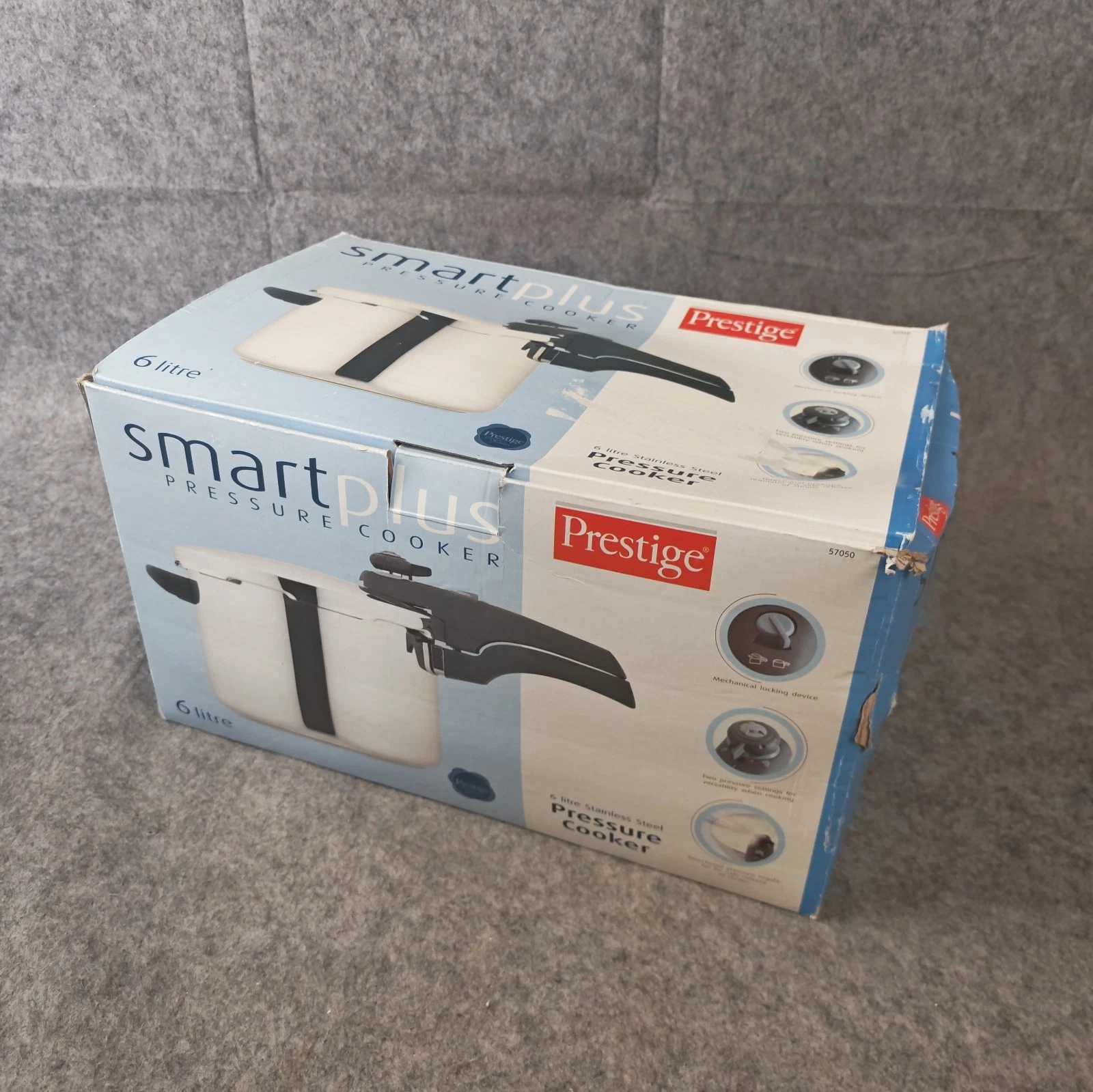 Prestige Smartplus 6L Stainless Steel Pressure Cooker - unused, in original pack
Opens in a new wind