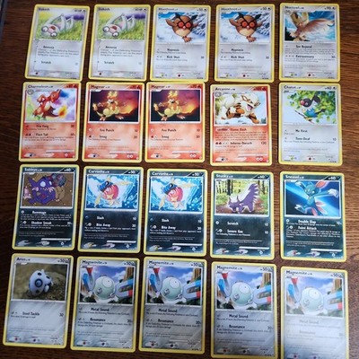 154 Pokémon card lot from year 2007 midera sets inc. Diamond & Pearl