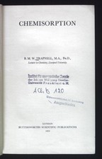 Chemisorption. Trapnell, B.M.W.: