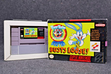 Tiny Toon Adventures: Buster Busts Loose (SNES) Missing Manual - Auth Good Cond
