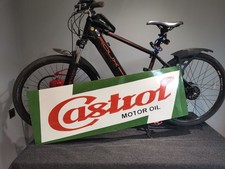 HUGE 4 FEET X 16 INCH CASTROL MOTOR OIL MAN CAVE GARAGE PETROL STATION KITCHEN