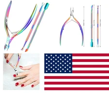 5-in-1 Professional Cuticle Trimmer Set - Stainless Steel Manicure Tools