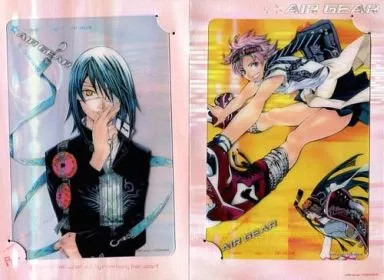 Air Gear Agito/Shikimi & Hakubai Clear Postcard Set, 2 Pieces
