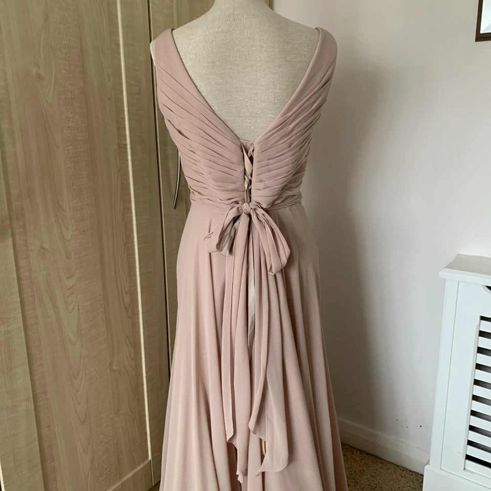 Watters & Watters Karen Bridesmaid Dress In Mink Size 16-18 - Image 4 of 4