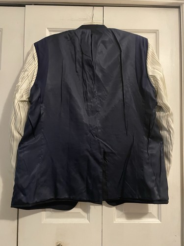 Lauren Ralph Lauren Black Label Sports Blazer Mens 46R Jacket 2 Button Blue - Picture 8 of 14