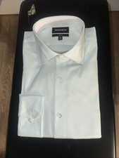 Bonobos Jetsetter Stretch Aqua Micro Houndstooth 17x36 Tailored Fit