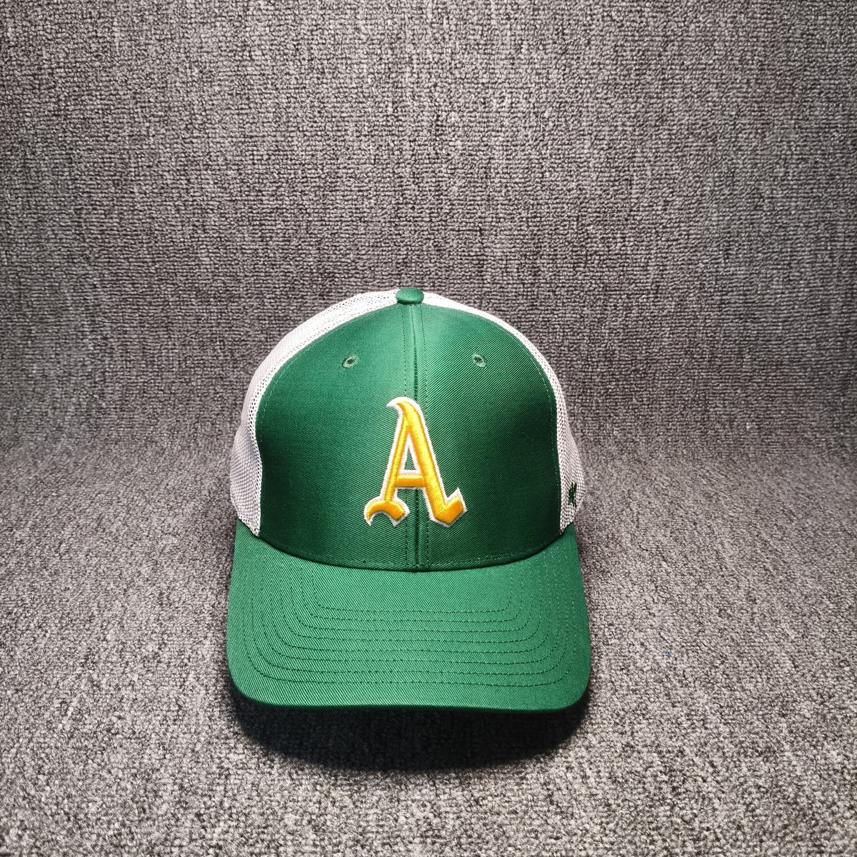 '47 Brand Oakland Athletics Green White Trucker Cap Stretch Fit OS