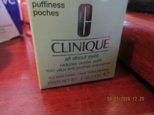 Clinique All About Eyes eye cream reduces Puff/Circles 0.5 oz /15ml