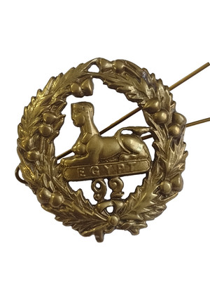 Original viktorianisches 92. Gordon Highlanders Regiment of Foot Glengarry Mützenabzeichen