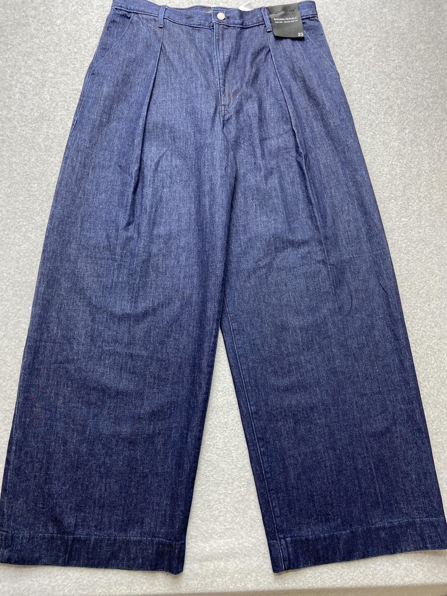 Banana Republic Pants Womens 33 High Rise Relaxed Wide Leg Premium