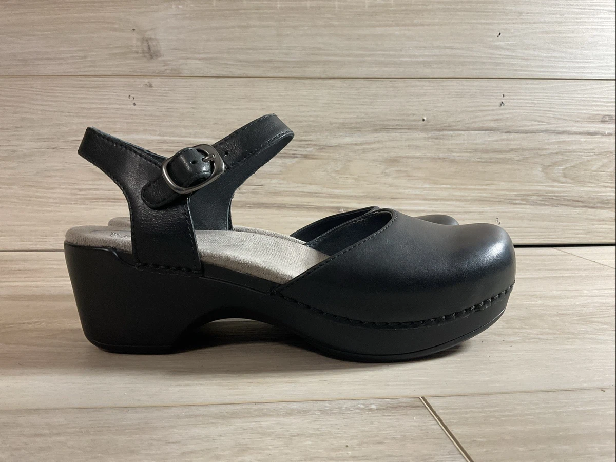 Sandales Dansko Sophie Femme 38 EU - Noir Argenté - Antidérapantes - Cuir