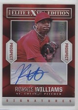 2014 Panini Elite Extra Edition Prospects 453/499 Ronnie Williams #98 Auto 3py