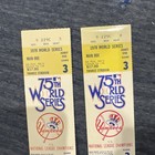 Lot (2) 1978 World Series Ticket Stubs Game 3 Los Angeles Dodgers NY Yankees — photo 2