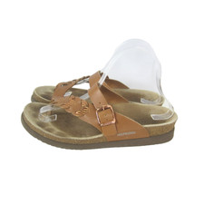 Mephisto Women 10 EU 40 Brown Toe Loop Braide...