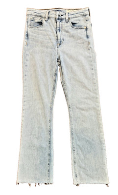 Women's Rag n Bone Nina High Rise Ankle Flare in light wash JADE size 25