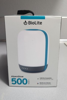 BioLite AlpenGlow 500 Lumen Rechargeable LED Lantern & Power Bank MultiColor ALP