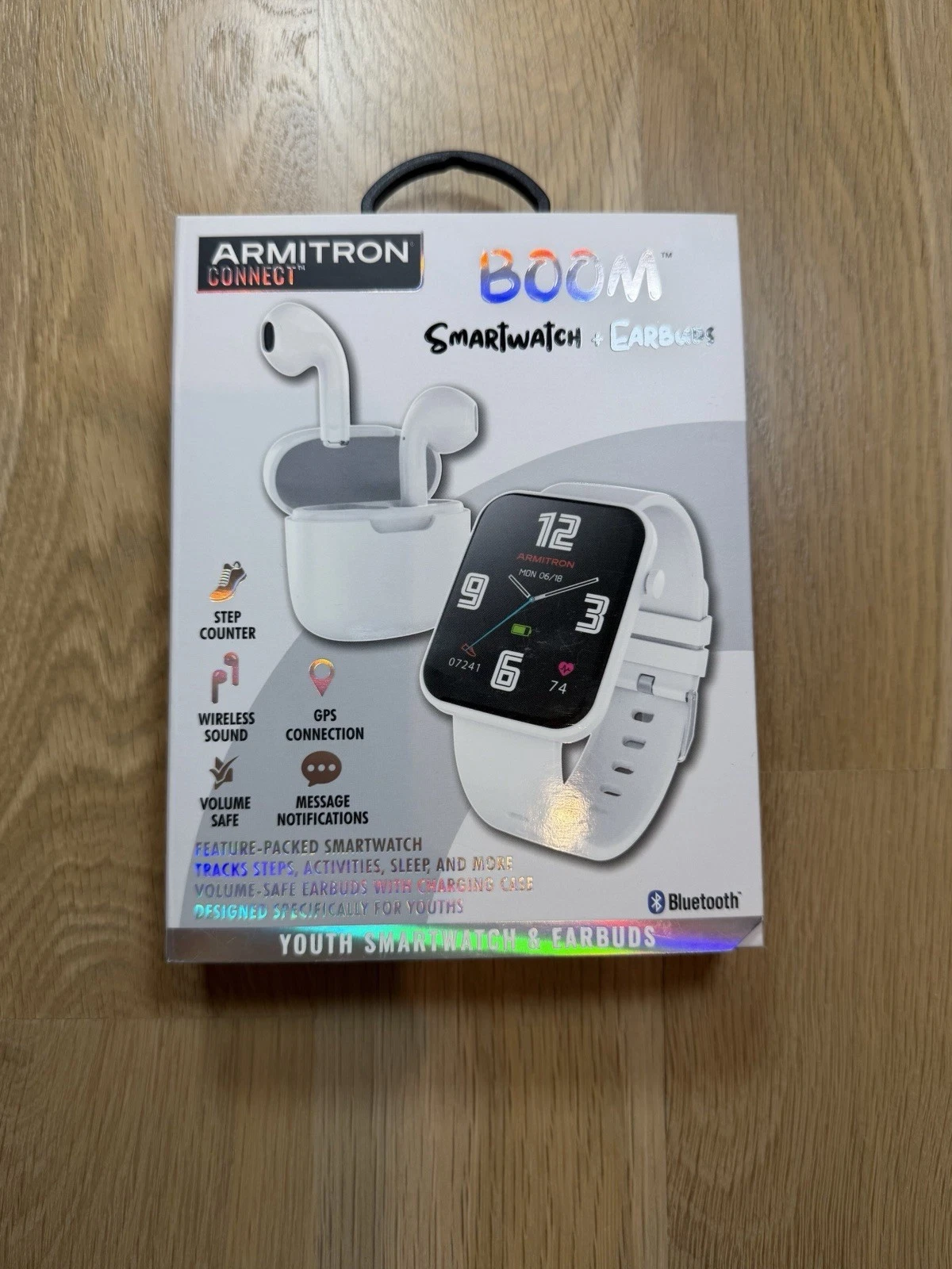 NEW Armitron Connect Boom Smartwatch and Earbuds, Health and Fitness Tracker