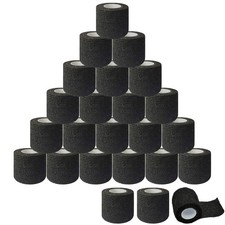 Self-Adherent Grip Tape Wrap - Lyuxzad 24 Pack Cohesive Bandage Wrap 2" x 5