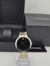 Movado Veturi Men’s Black Dial Swiss Watch Refurbished - 0607416 ($1095 MSRP)